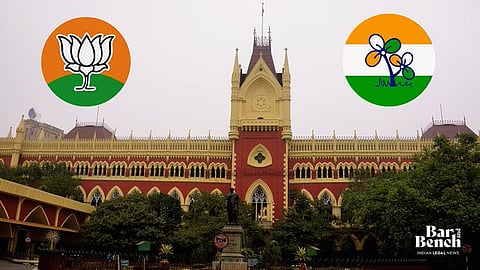 BJP and TMC Logos and Calcutta HC
