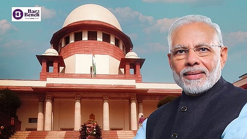 PM Narendra Modi and Supreme Court
