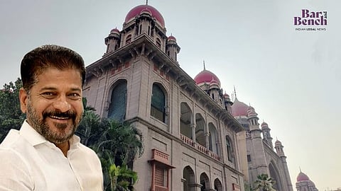 Revanth Reddy with Telangana High Courtfacebook
