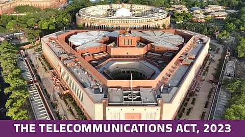 The Telecommunications Act, 2023
