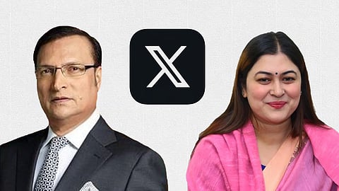 Rajat Sharma, Ragini Nayak and X
