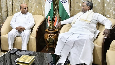 Governor Thawar Chand Gehlot and CM Siddaramaiah
