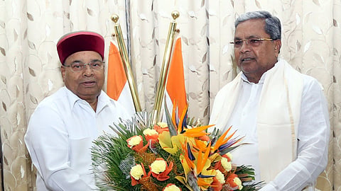 CM Siddaramaiah and Gov Thawar Chand Gehlot