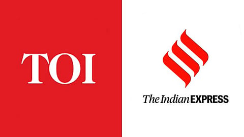 Times of India and Indian Express