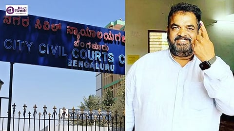 Bengaluru city civil court & MLA Satish Sail