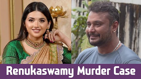 Darshan Thoogudeepa and Pavithra Gowda
