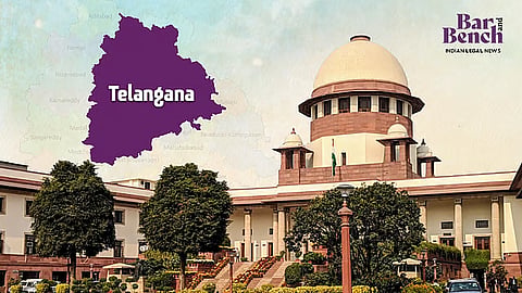 Telangana Map and Supreme Court
