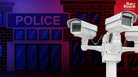 Police station, CCTV camera