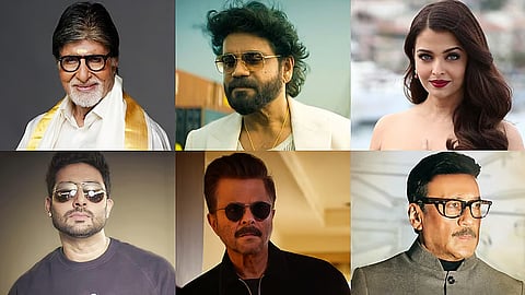 Amitabh, Nagarjuna, Aishwarya Rai, Abhishek Bachchan, Anil Kapoor and Jackie Shroff
