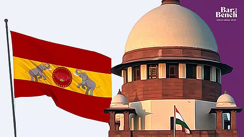 Tamilaga Vettri Kazhagam flag, Supreme Court
