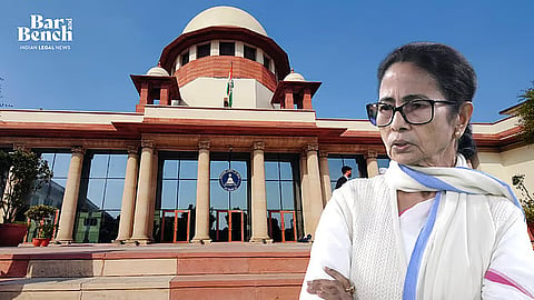 Mamata Banerjee with Supreme Courtfacebook
