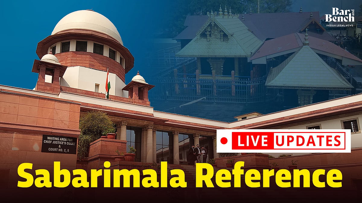 Reference Update Sabarimala reference hearing: Live updates from Supreme Court - Day 9
