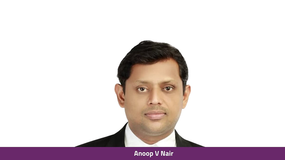 Advocate Anoop V Nair appointed Kerala State Attorney