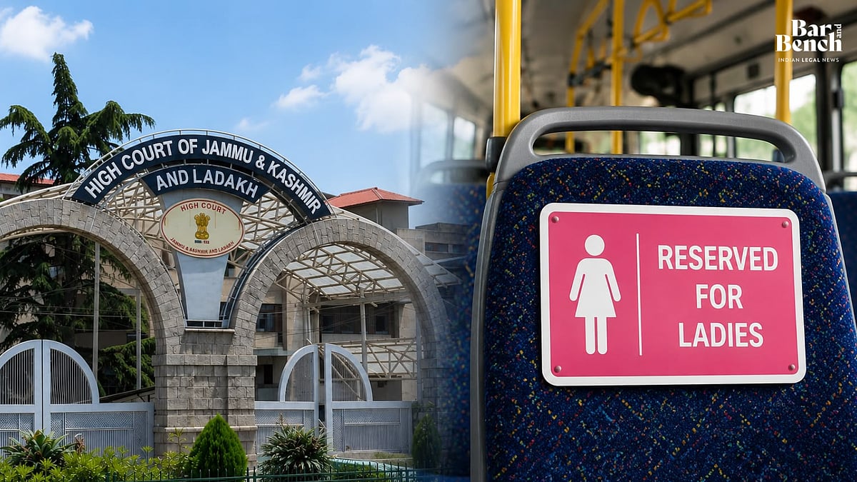 J&K High Court Mandates Bold 'Reserved for Ladies' Signs on Bus Seats