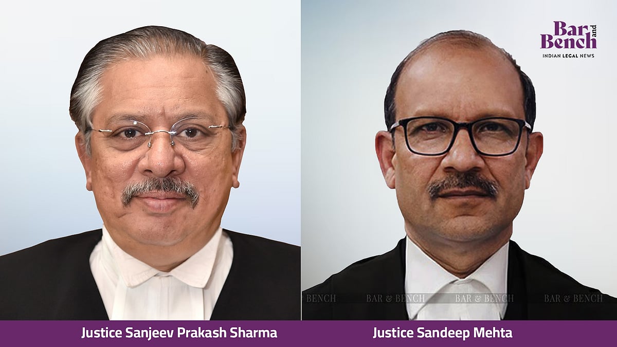 Rajasthan HC Acting Chief Justice SP Sharma says Justice Sandeep Mehta made allegations out of resentment
