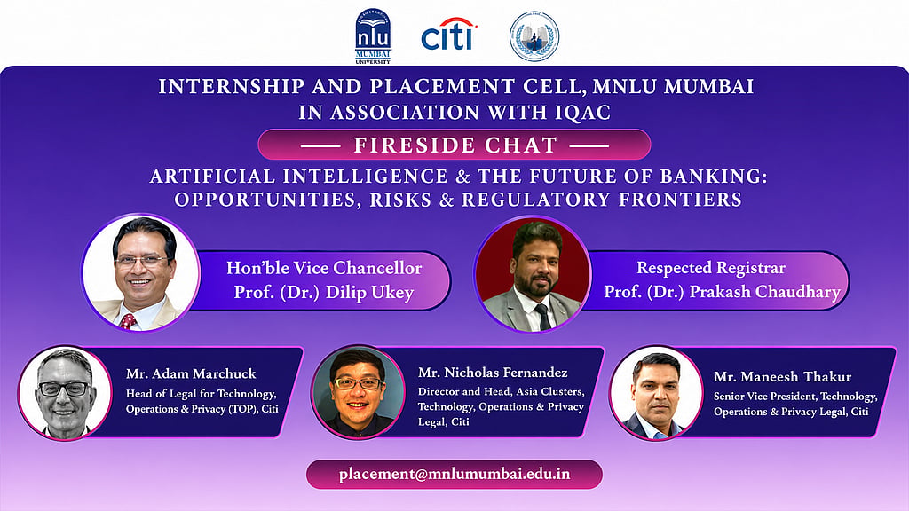 MNLU Mumbai to host Fireside Chat on AI & the Future of Banking with ...