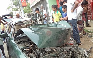 শরীয়তপুরে সড়ক দুর্ঘটনায় সহকারী জজ আহত