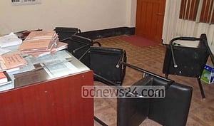 নবীগঞ্জে নির্বাচন অফিসে হামলার ঘটনায় মামলা