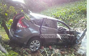 আড়াইহাজারে প্রাইভেটকার খাদে পড়ে নিহত ৪