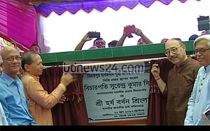 ভারতীয় অর্থায়নে মৌলভীবাজারে নির্মিত হচ্ছে সার্বজনীন মন্দির
