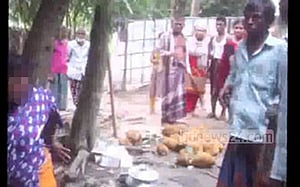 ময়মনসিংহে অন্তঃসত্ত্বাকে গাছে বেঁধে নির্যাতন