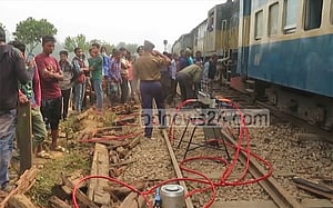 উপবন লাইনচ্যুত, রেল বন্ধ সিলেটের পথে