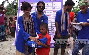নতুন জামায় খুশি দরিদ্র ২শ শিশু