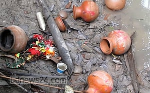 ঝালকাঠিতে কালী প্রতিমা ভাংচুর