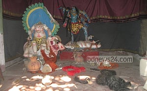 রাজবাড়ীতে প্রতিমা ভাংচুরের ঘটনায় গ্রেপ্তার ৩