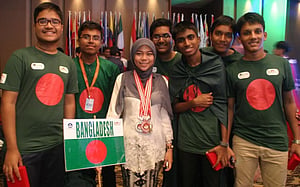 পদক এল জুনিয়র সায়েন্স অলিম্পিয়াডে