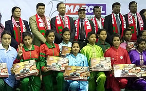 জাতীয় উশুতে সেরা সেনাবাহিনীর মেয়েরা