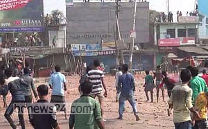 ব্রাহ্মণবাড়িয়ায় গ্রামবাসীর সংঘর্ষে মহাসড়কে চলাচল ব্যাহত