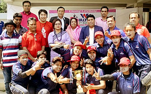 বেসবলে চ্যাম্পিয়ন আনসার ও ভিডিপির মেয়েরা