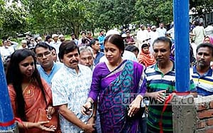 পৈত্রিক ভিটায় প্রমথ চৌধুরী স্মৃতি পাঠাগার