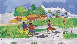খোকা-খুকুর স্বরবর্ণের ছড়া