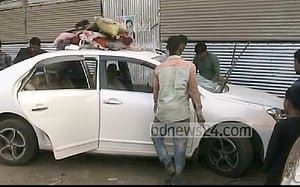 খালেদার রায়ের পর নেত্রকোণায় গাড়ি ভাংচুর, অগ্নিসংযোগ