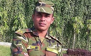 বজ্রপাতে সেনাসদস্য নিহত