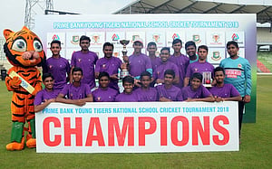 জাতীয় স্কুল ক্রিকেটে সেরা বগুড়া পুলিশ লাইন্স