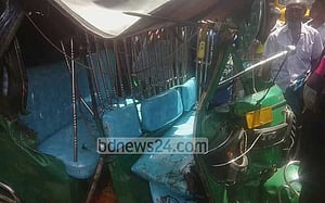 ময়মনসিংহে ট্রাকচাপায় দুই অটো আরোহী নিহত
