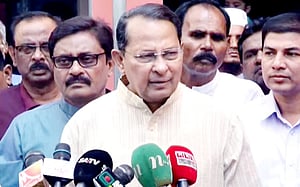খালেদা-তারেককে রাজনীতিতে পুনর্বাসনের জন্যই ৭ দফা: ইনু