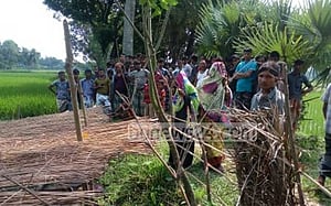 স্বামীর ঝুলন্ত লাশ, পুকুরে স্ত্রীর