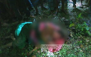 বরিশালে জঙ্গল থেকে নারীকে রক্তাক্ত অবস্থায় উদ্ধার