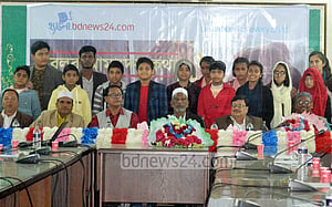 নরসিংদীতে শিশু সাংবাদিকদের জন্য সংবাদ তৈরির কর্মশালা