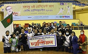 বঙ্গবন্ধু প্রেসিডেন্ট কাপ ফেন্সিংয়ে সেরা নৌবাহিনী