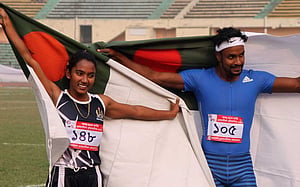 ২০০ মিটারে সেরা জহির ও শিরিন