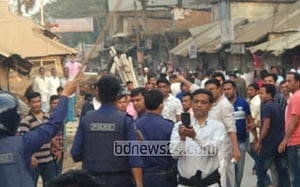 কোম্পানীগঞ্জে দু’পক্ষের সেই গোলাগুলিতে দুইটি মামলা