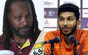 গেইলের সঙ্গে দেখা করতে মুখিয়ে শাহরুখ খান