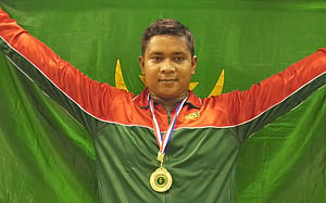জাতীয় ভারোত্তোলনে জিয়ারুলের সোনা জয়