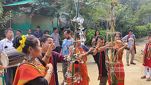 ত্রিপুরাদের ‘মাইক্তা চাম পান্দা’