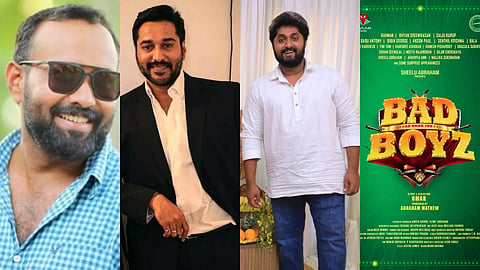 From L to R (Omar Lulu, Rahman, Dhyan Sreenivasan)